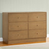 James 6 Drawer Dresser with Changing Top and Interlocking Drawers 22-James 6 Drawer Dresser with Changing Top and Interlocking Drawers