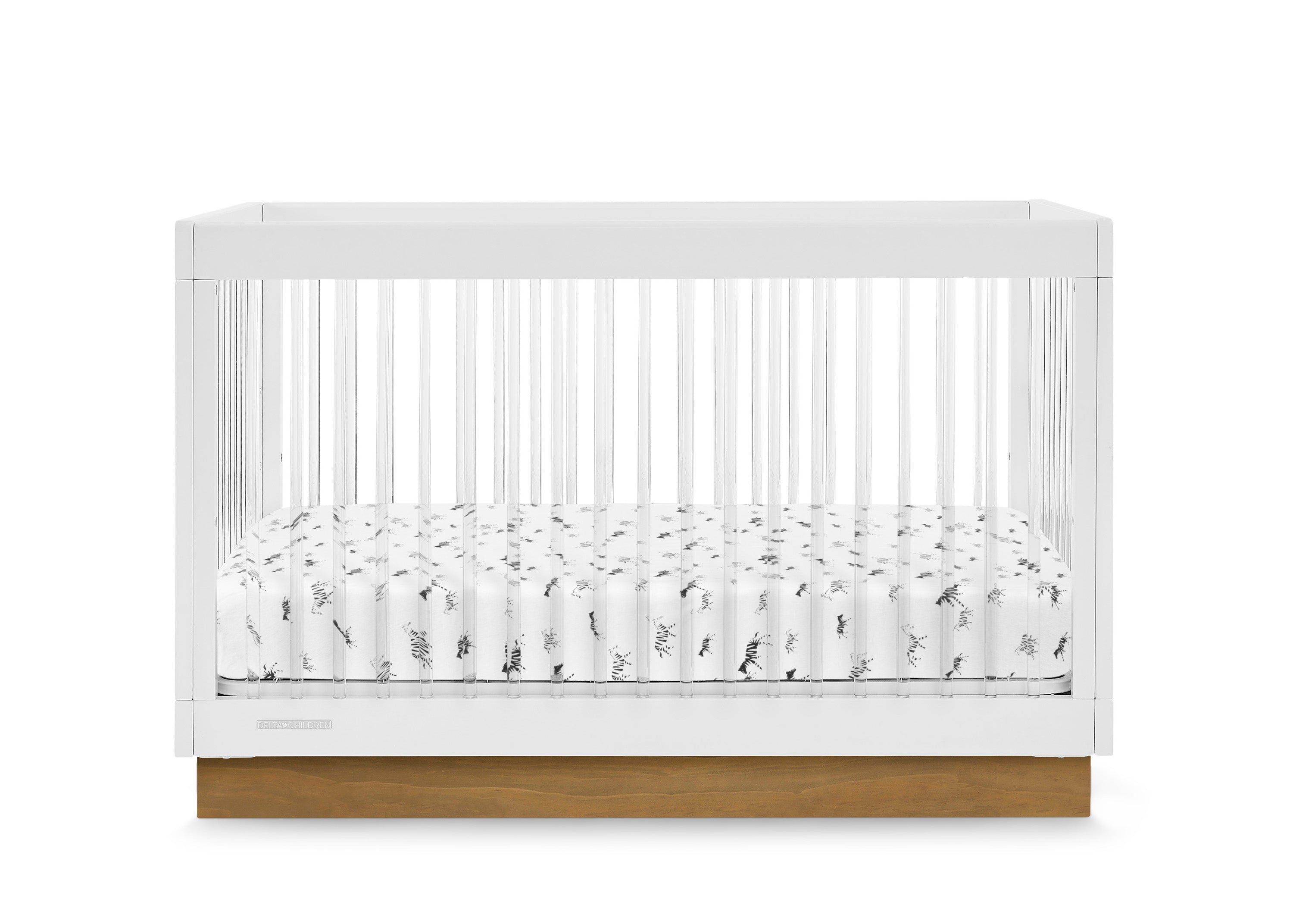 James Acrylic 4-in-1 Convertible Crib - Delta Children