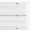 Bianca White (130) 5-Cassie 3 Drawer Dresser with Changing Top