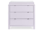 Lilac (539) 13-Cassie 3 Drawer Dresser with Changing Top