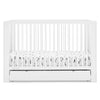 DCB: Bianca White (130) 16-Cassie 4-in-1 Convertible Crib with Underdrawer