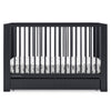 DCB: Midnight Grey (1360) 24-Cassie 4-in-1 Convertible Crib with Underdrawer