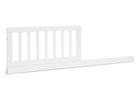 White wooden headboard on a white background 5-Daybed/Sofa/Toddler Guardrail Kit (W189725)