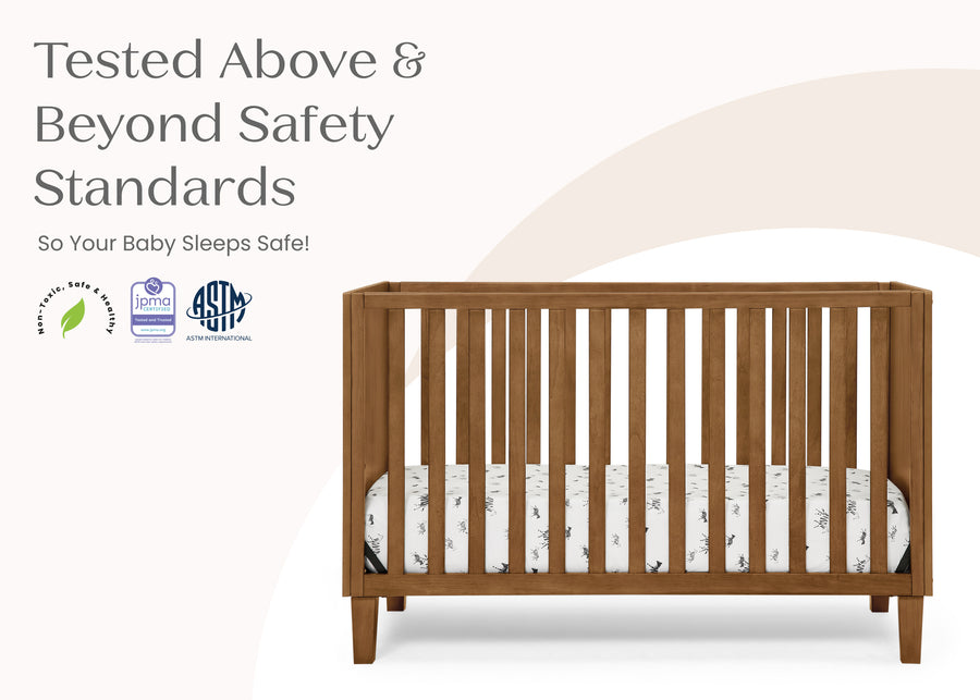 Chestnut (836) 21-Sonny 4-in-1 Convertible Crib