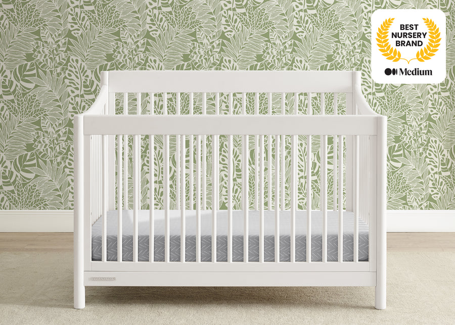 Bianca White (130) 2-Brooks 6-in-1 Convertible Crib