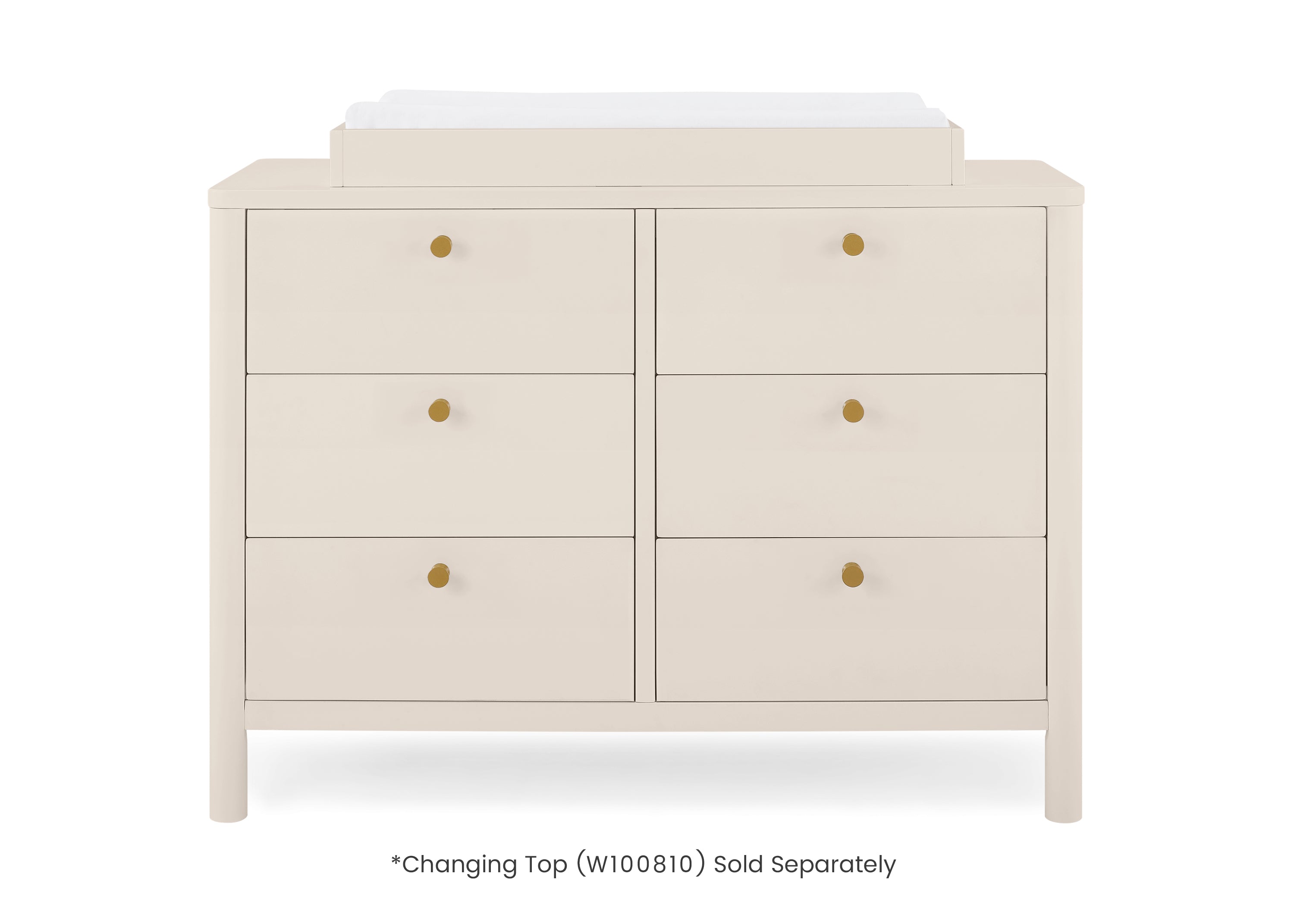 Brooks 6 Drawer Dresser with Interlocking Drawers | Delta Children