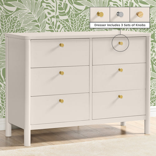 Brooks 6 Drawer Dresser with Interlocking Drawers