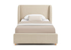 Light Camel (1584) 7-Olivia Upholstered Twin Bed