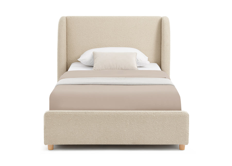 Light Camel (1584) 7-Olivia Upholstered Twin Bed