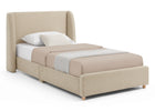 Light Camel (1584) 8-Olivia Upholstered Twin Bed
