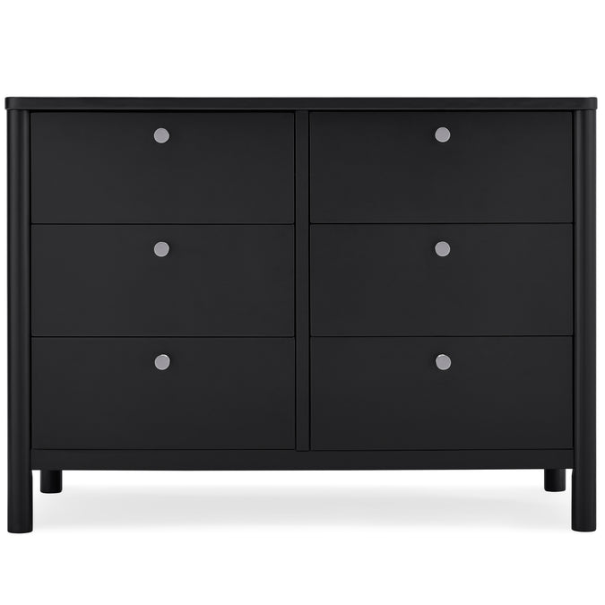 DCB: Midnight Grey (1360) 29-Brooks 6 Drawer Dresser with Interlocking Drawers