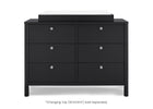 Midnight Grey (1360) 10-Brooks 6 Drawer Dresser with Interlocking Drawers