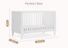 Bianca White (130) 7-Ollie 4-in-1 Convertible Crib