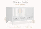 Bianca White (130) 6-Ollie 4-in-1 Convertible Crib