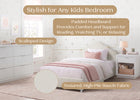 Pearl Boucle (1578) 5-Margot Upholstered Twin Bed