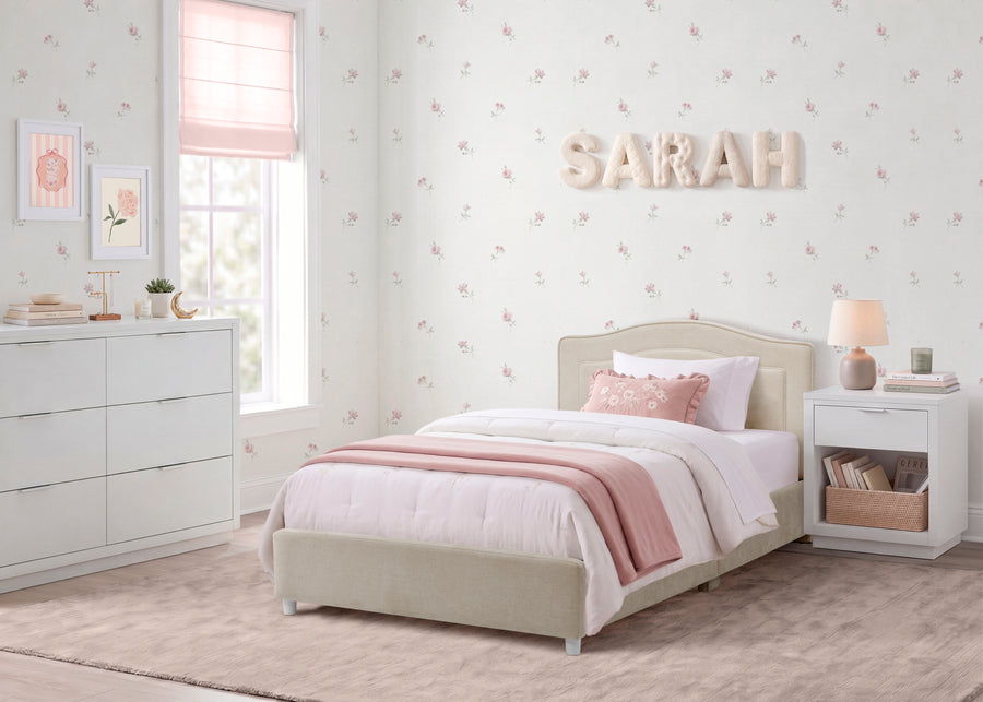 Soft Sand (1589) 1-Ruby Upholstered Twin Bed