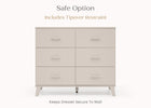 Soft Beige (1560L) 23-Signature 6 Drawer Dresser