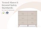 Soft Beige (1560L) 25-Signature 6 Drawer Dresser