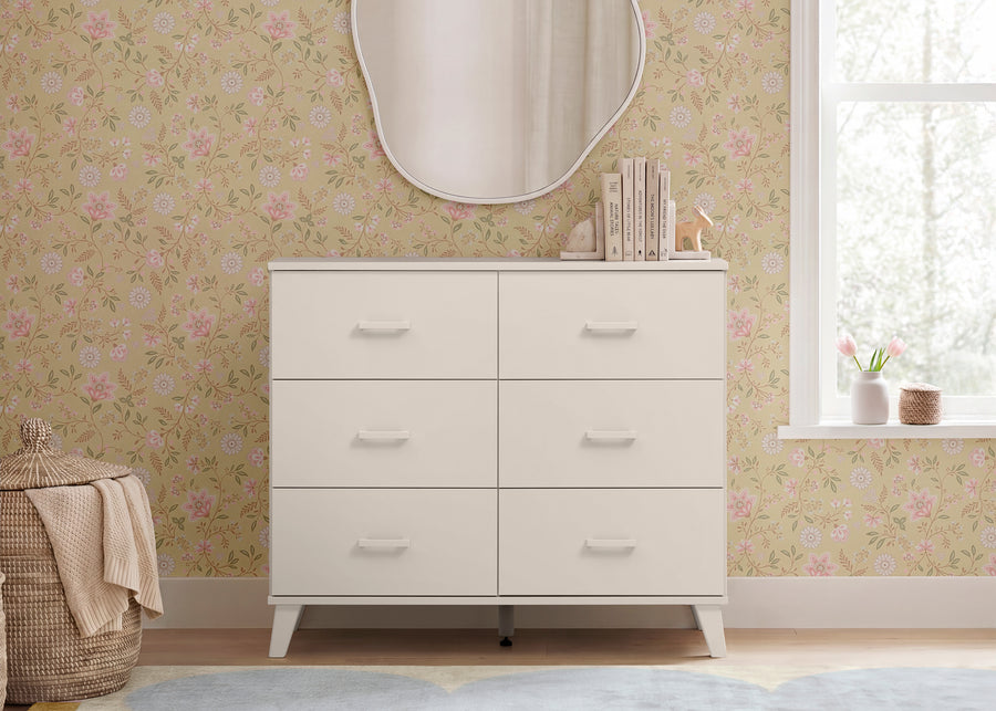 Soft Beige (1560L) 20-Signature 6 Drawer Dresser