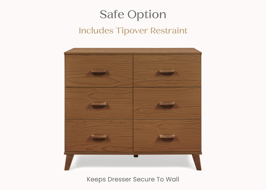 Chestnut (836L) 14-Signature 6 Drawer Dresser