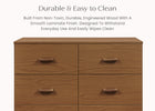Chestnut (836L) 17-Signature 6 Drawer Dresser