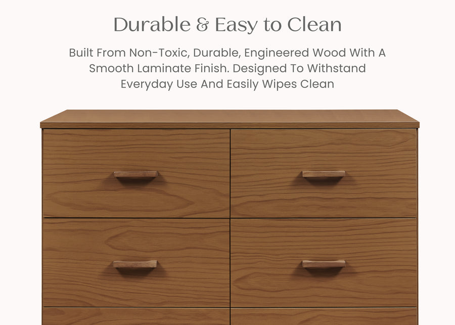 Chestnut (836L) 17-Signature 6 Drawer Dresser