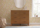 Chestnut (836L) 11-Signature 6 Drawer Dresser