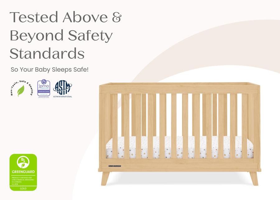 Natural (746) 41-Frankie 4-in-1 Convertible Crib