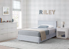 Sky Blue (1582) 1-Riley Upholstered Twin Bed