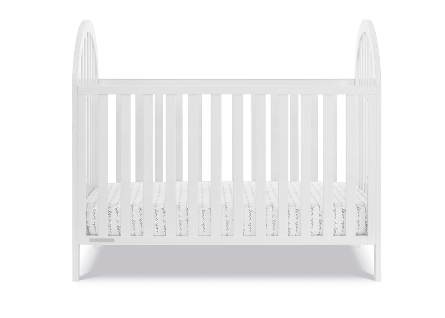 Bianca White (130) 9-Milano 4-in-1 Convertible Crib