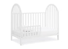 Bianca White (130) 11-Milano 4-in-1 Convertible Crib