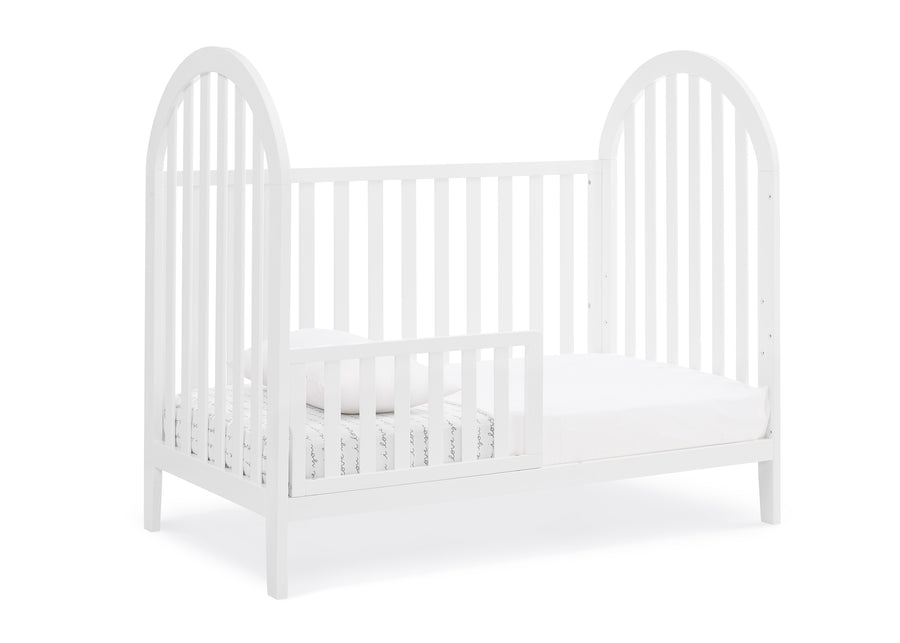 Bianca White (130) 11-Milano 4-in-1 Convertible Crib