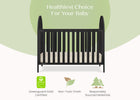 Midnight Grey (1360) 45-Milano 4-in-1 Convertible Crib