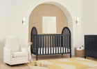 Midnight Grey (1360) 42-Milano 4-in-1 Convertible Crib
