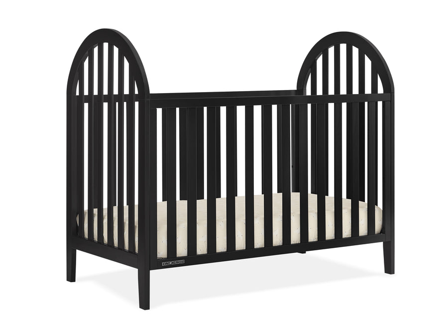 Midnight Grey (1360) 51-Milano 4-in-1 Convertible Crib