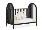 Midnight Grey (1360) 54-Milano 4-in-1 Convertible Crib