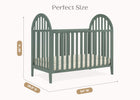 Grassy Glen (357) 28-Milano 4-in-1 Convertible Crib