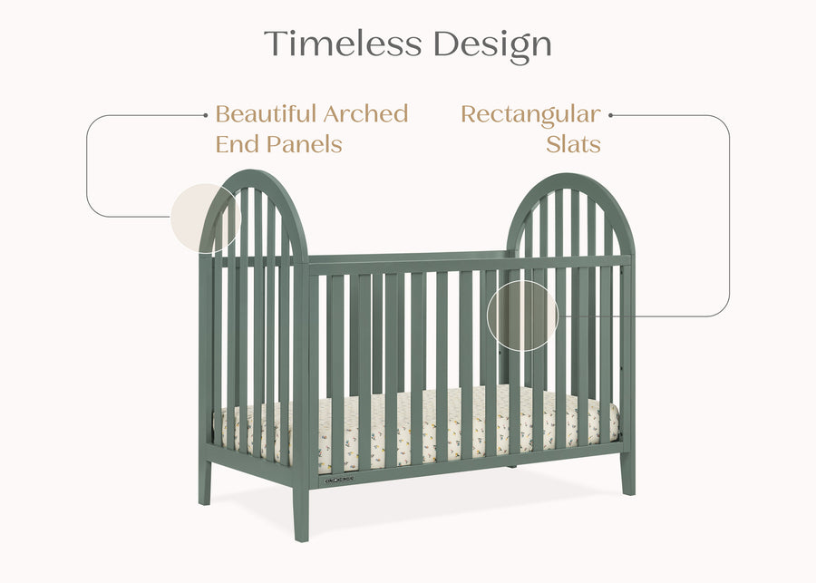 Grassy Glen (357) 27-Milano 4-in-1 Convertible Crib