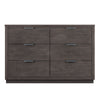 DCB: Rustic Grey (084) 15-Forever 6 Drawer Dresser with Changing Top and Interlocking Drawers - Naturals Collection