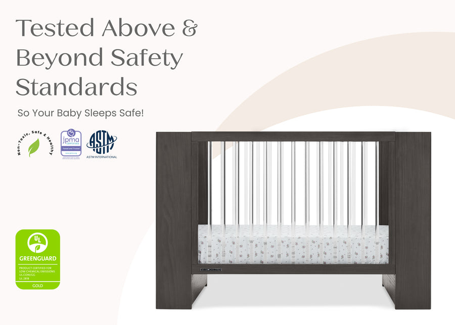 Rustic Grey (084) 23-Aerin 4-in-1 Convertible Crib