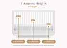 Bianca White (130) 5-Rhodes 4-in-1 Convertible Crib