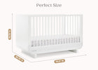 Bianca White (130) 7-Rhodes 4-in-1 Convertible Crib