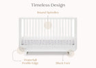 Bianca White (130) 6-Rhodes 4-in-1 Convertible Crib
