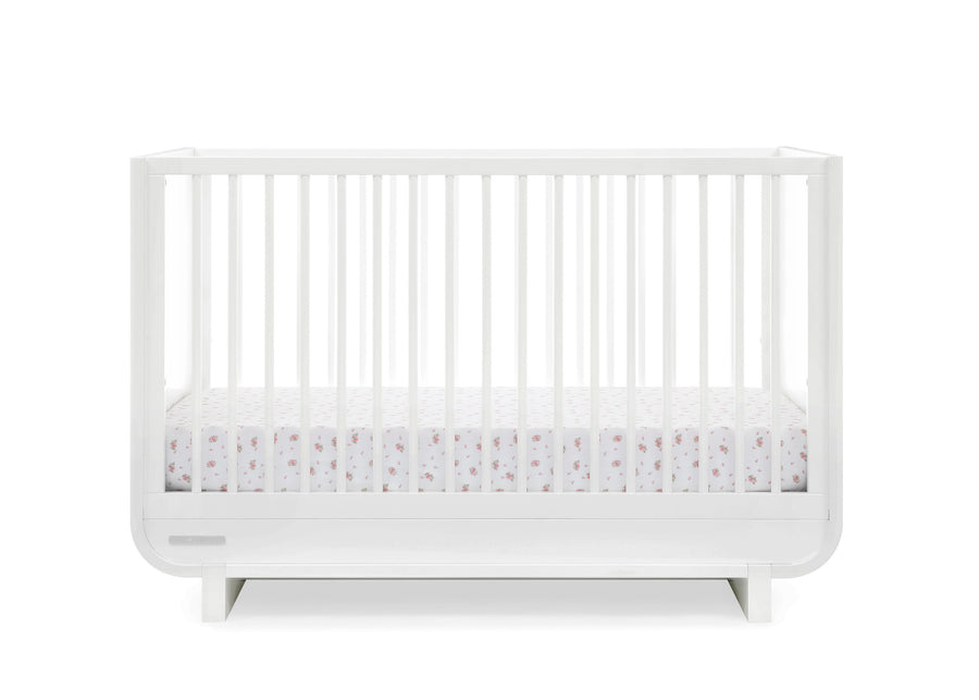 Bianca White (130) 9-Rhodes 4-in-1 Convertible Crib