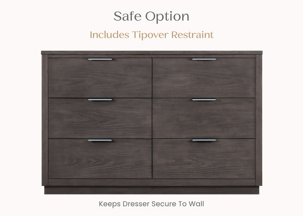 Forever 6 Drawer Dresser with Interlocking Drawers - Naturals Collecti | Delta Children Forever 6 Drawer Dresser with Interlocking Drawers - Naturals Collecti | Delta Children