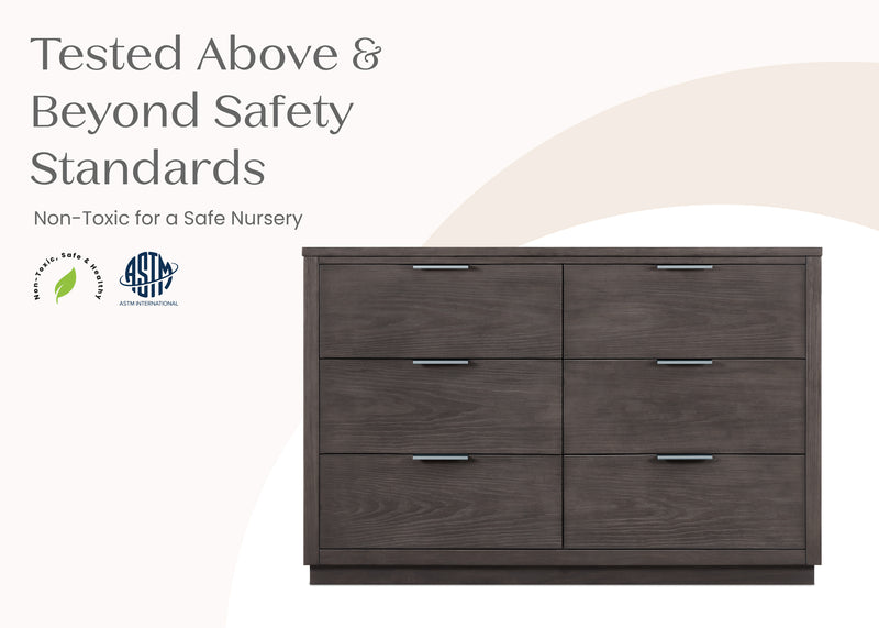 Forever 6 Drawer Dresser with Interlocking Drawers - Naturals Collection