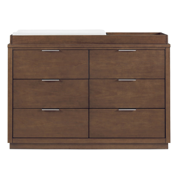 delta children rustic acorn dresser Forever 6 Drawer Dresser with Interlocking Drawers - Naturals Collecti