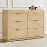 Forever 6 Drawer Dresser with Interlocking Drawers - Naturals Collection