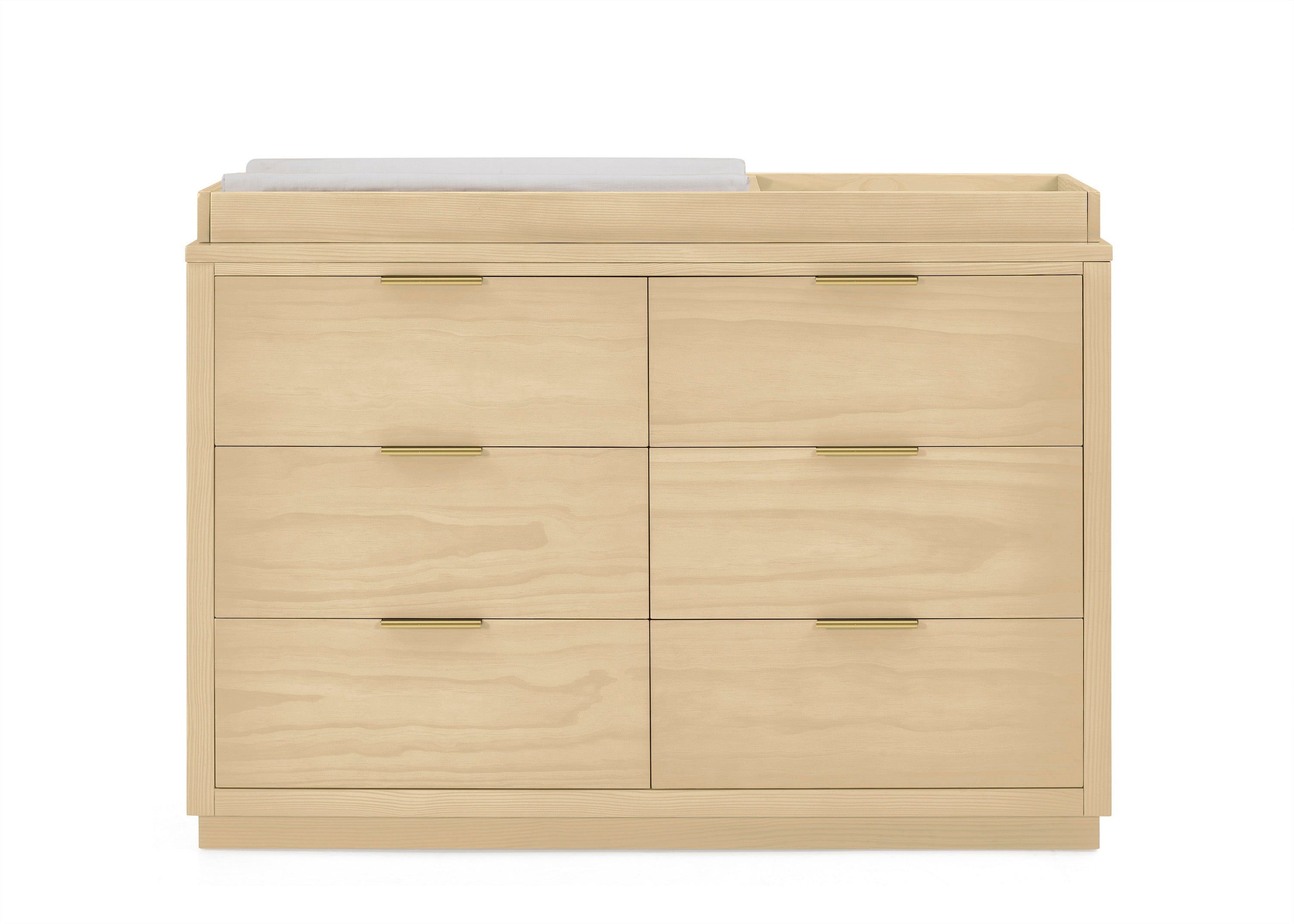 Forever 6 Drawer Dresser with Interlocking Drawers - Naturals