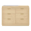 DCB: Natural Sandstone (1544) 26-Forever 6 Drawer Dresser with Interlocking Drawers - Naturals Collection